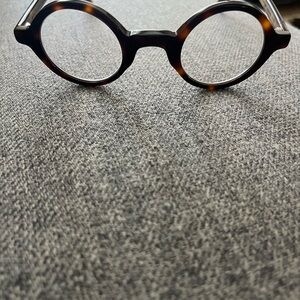 MOSCOT Tortoiseshell Round Glasses - Dark Brown- Zolman